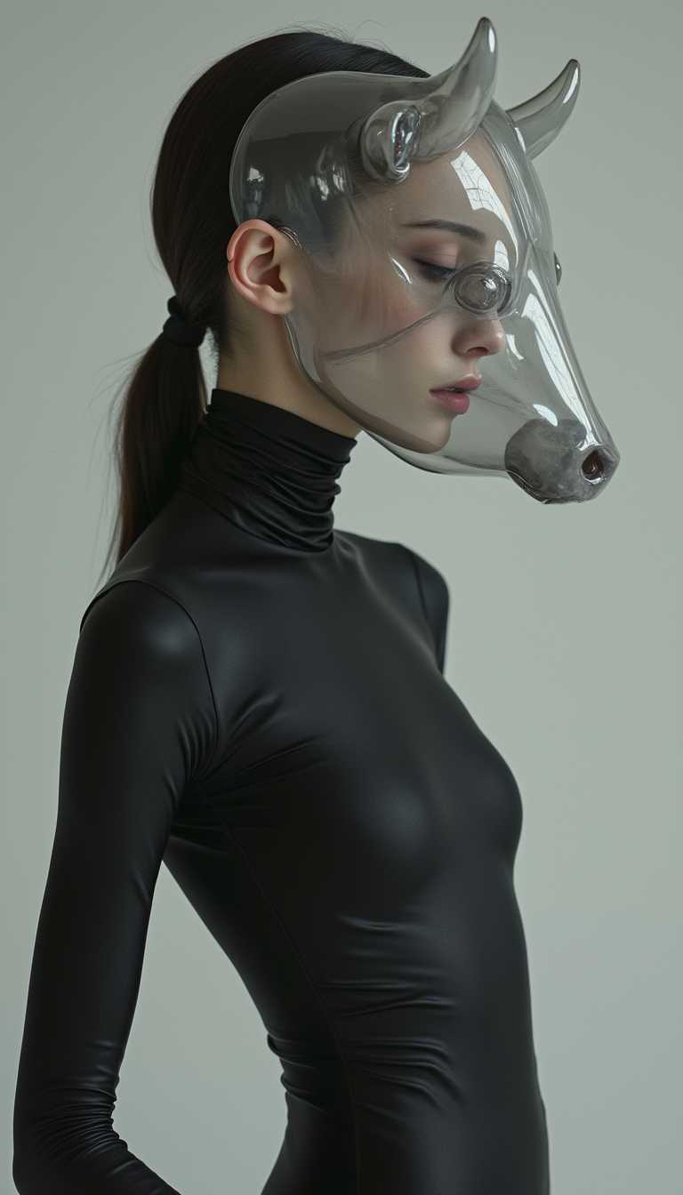 Futuristic Anonymity: The Horned Mask