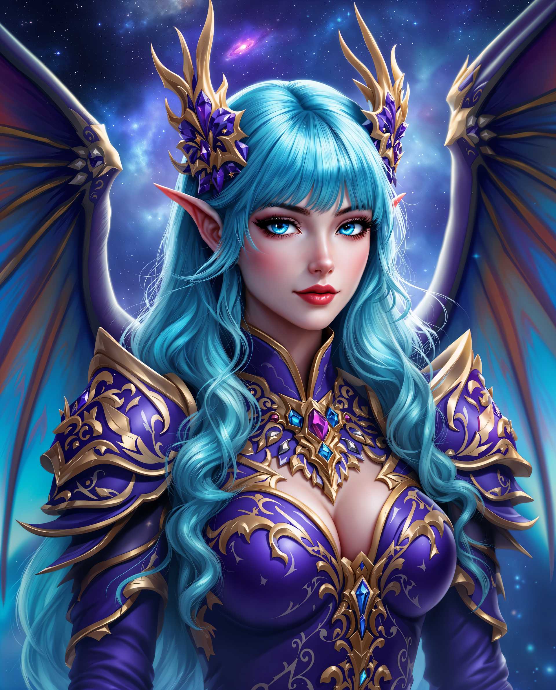 Majestic Elven Dragon Warrior
