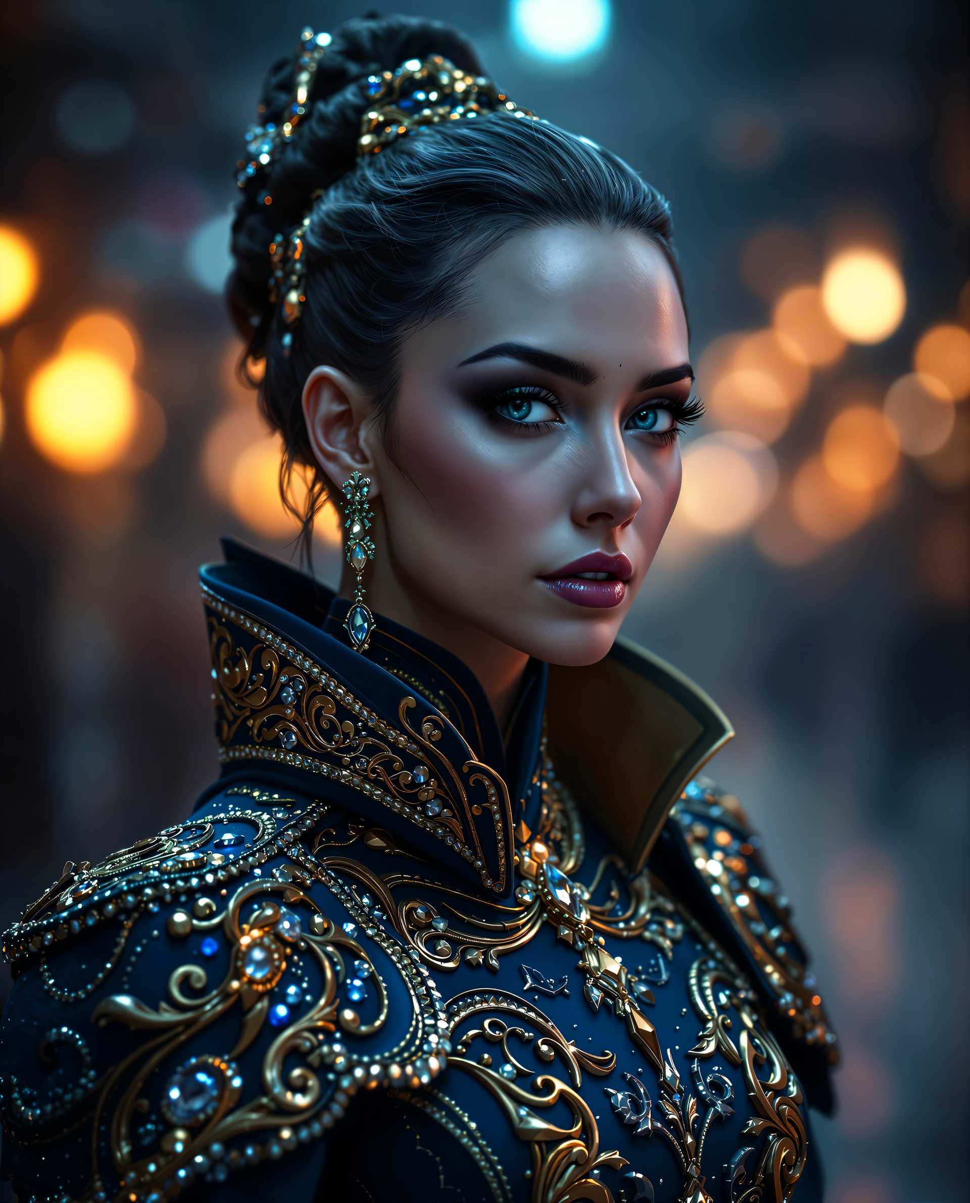 Regal Elegance in the Night
