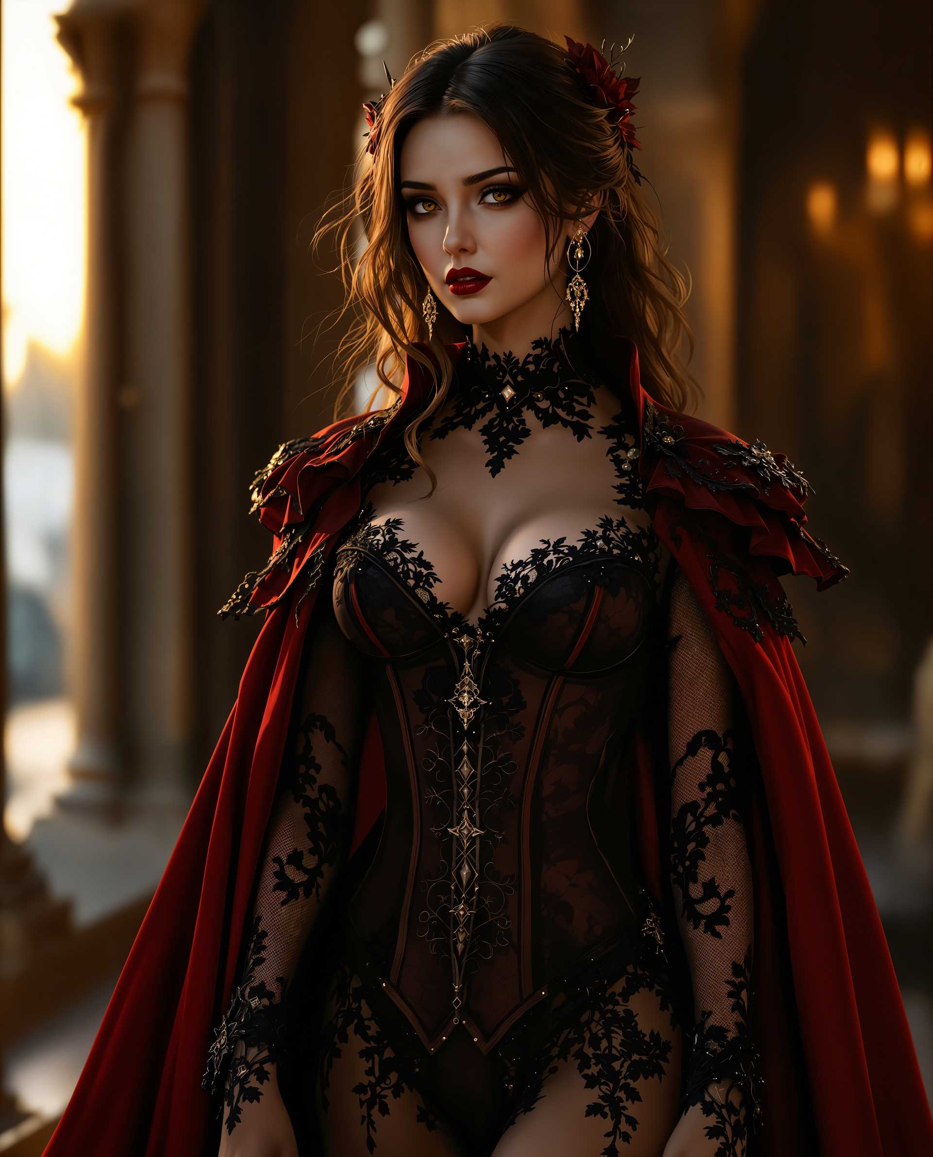Gothic Elegance at Dawn