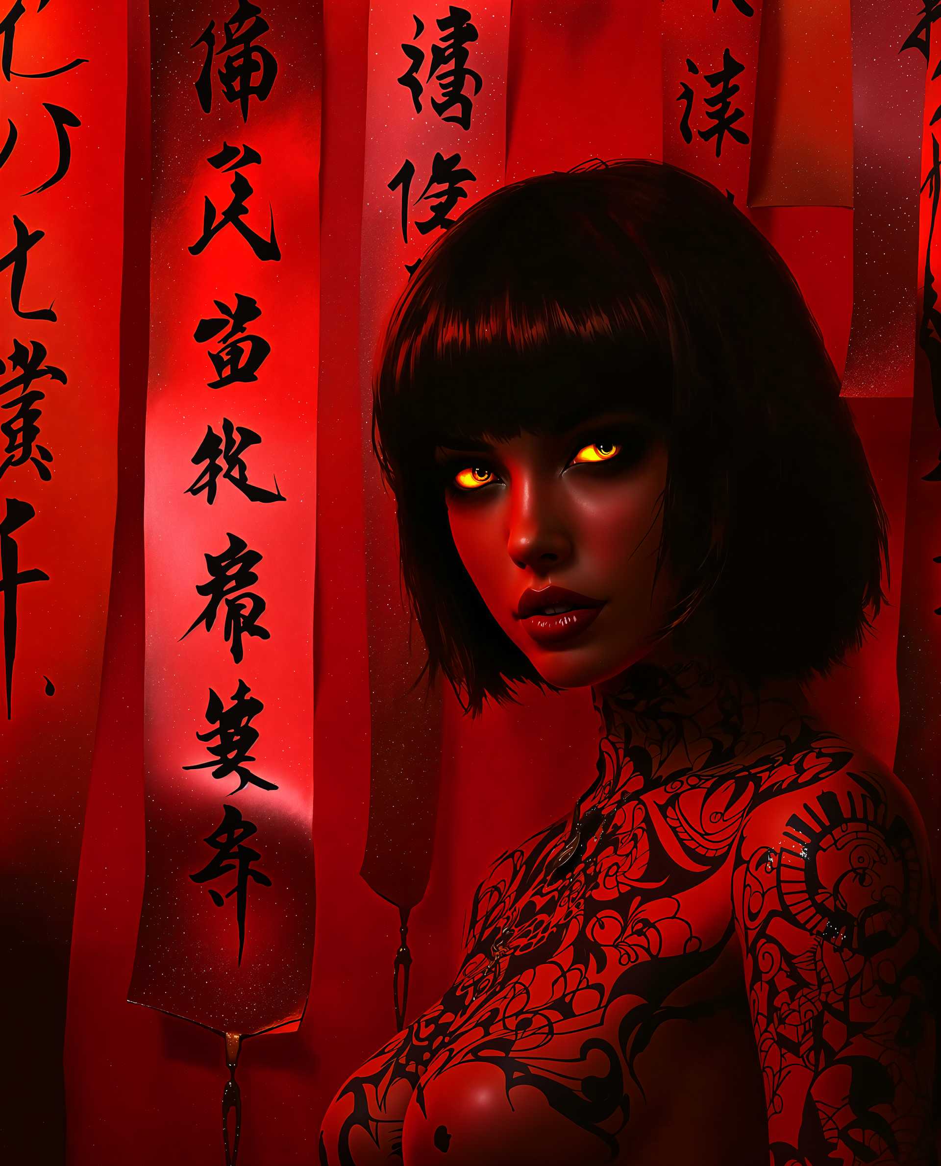 Enigmatic Guardian of the Red Scrolls