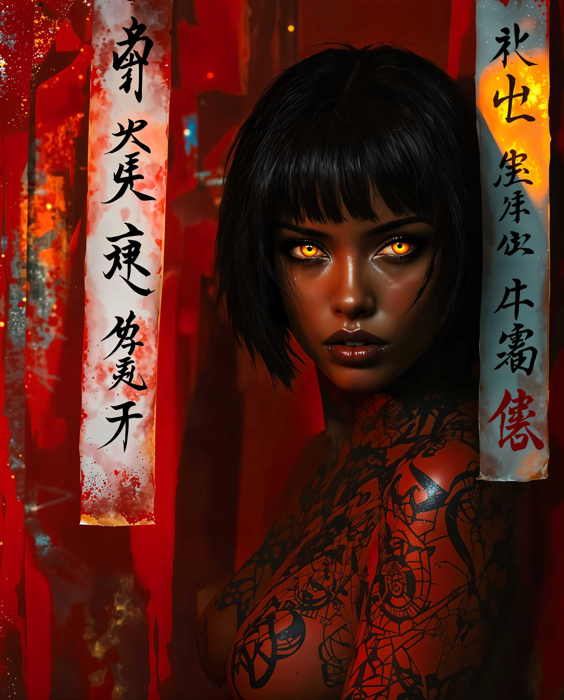 Enigmatic Guardian: The Fusion of Tradition and Modernity