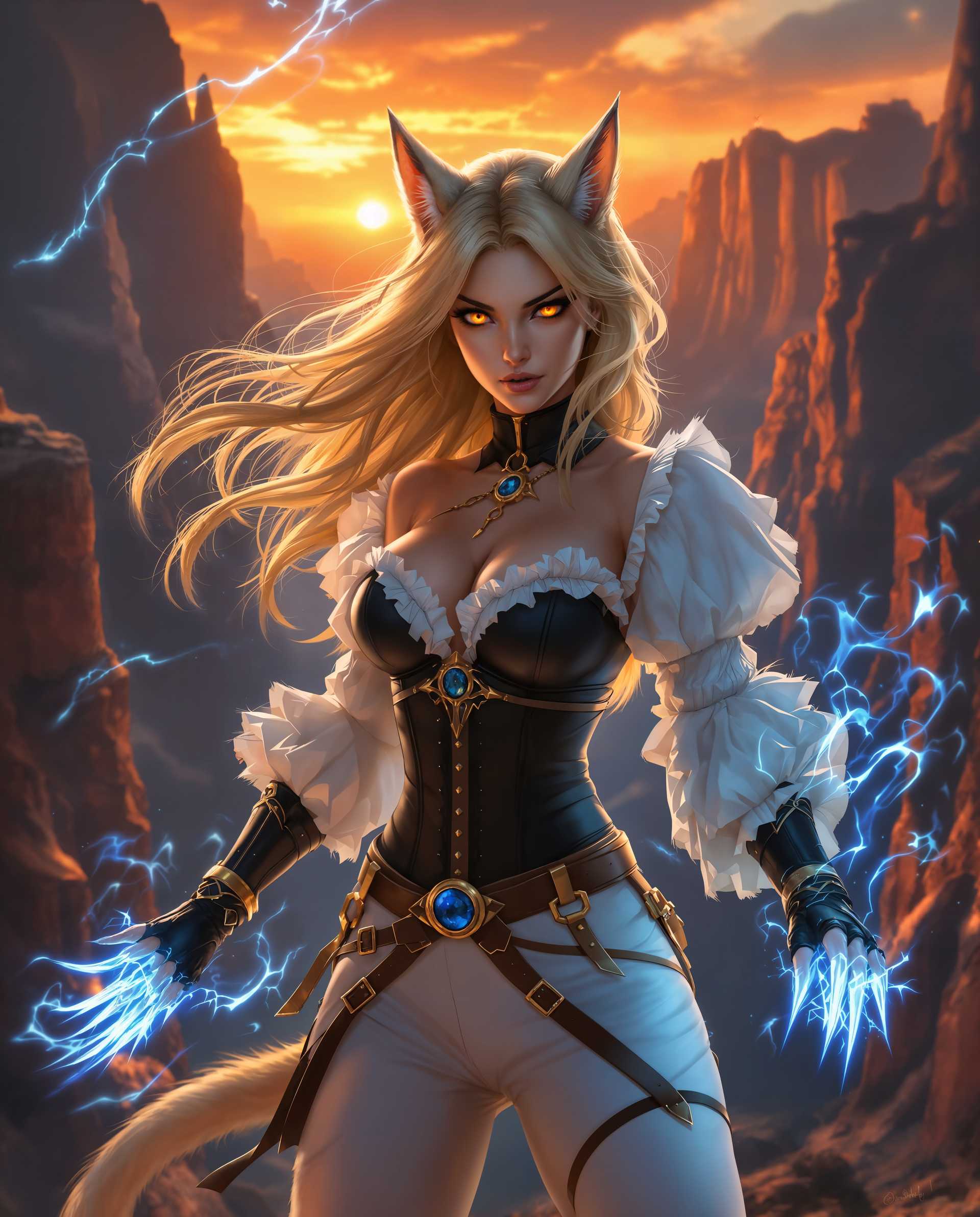 Sunset Sorceress of the Canyon