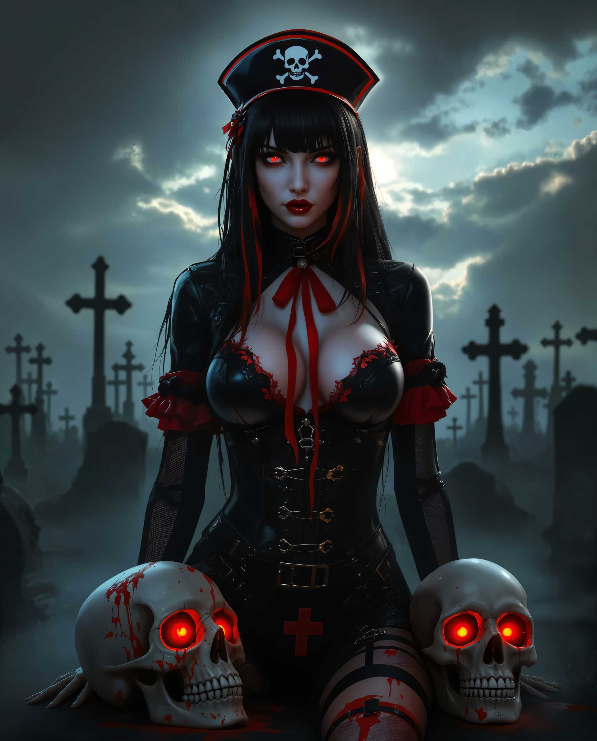 Gothic Mistress of the Graveyard