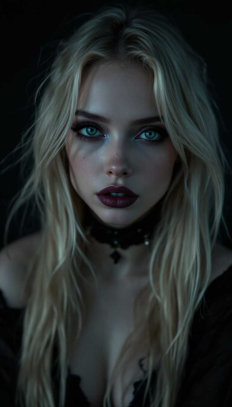 Gothic Elegance: A Study in Contrast