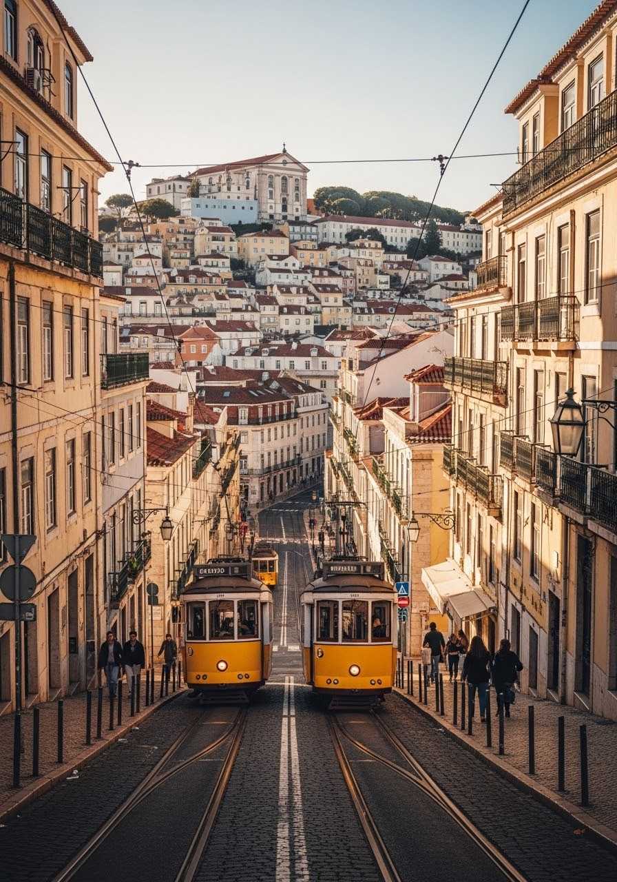 Golden Hour in the Historic Tramway