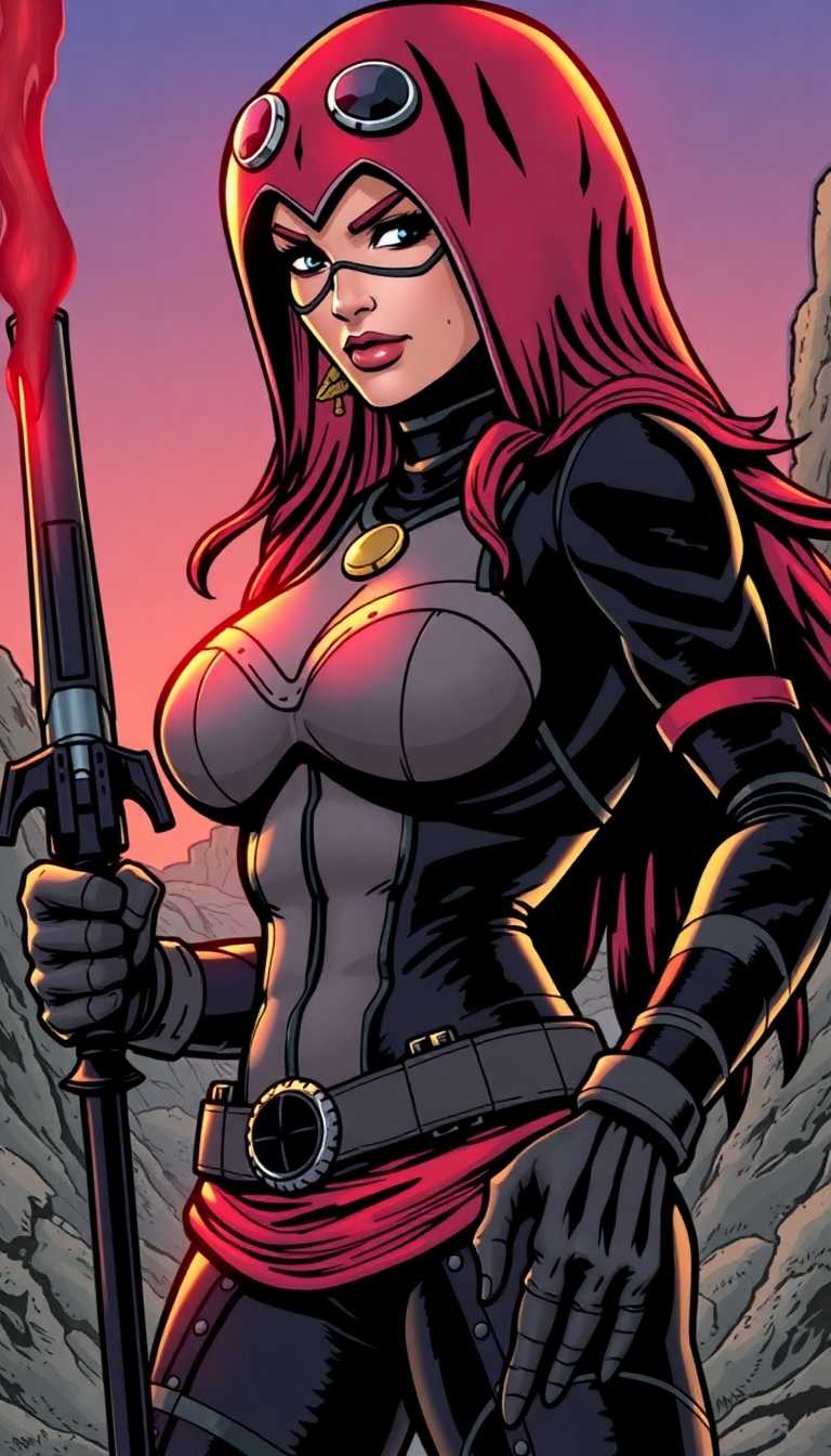 Baroness of COBRA from the gi joe comic book