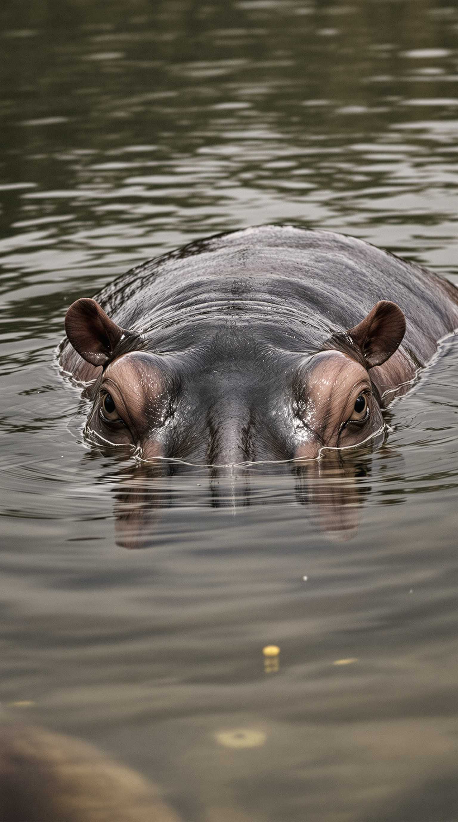 documentary photography, hippo, captivating moments, award winning photography, shot on Agfa, taken with Hasselblad 