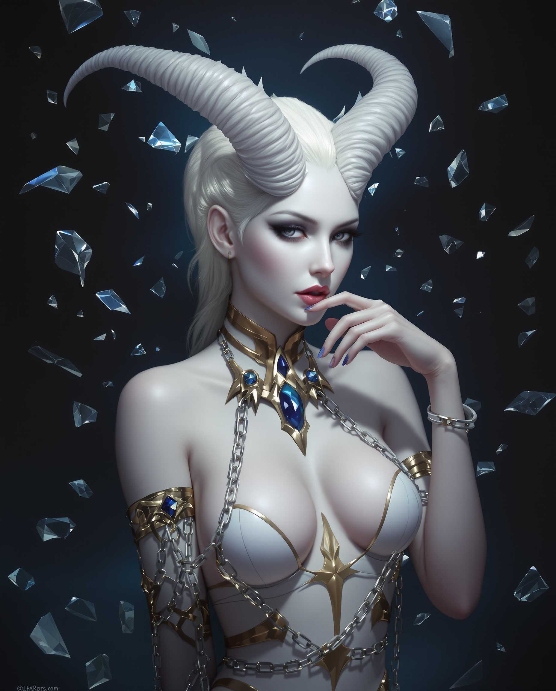 AI-generated image: This is a realistic photo (photograph) of a female real person image that features a character with