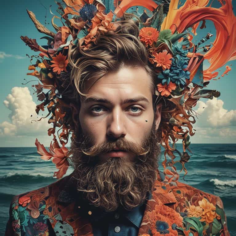 Create Stunning Collage Art with PixelDojo's AI Tools example