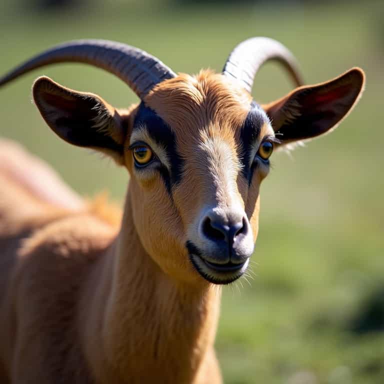 UpClose and Personal with a Graceful Goat