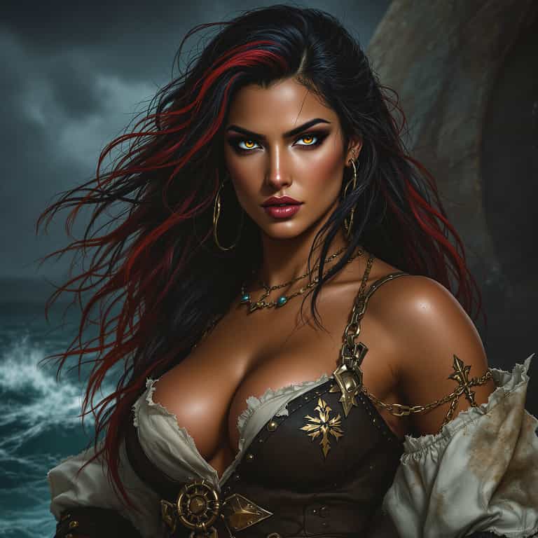 **Pirate Queen of the Stormy Seas**