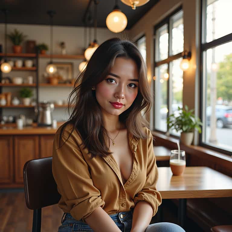 Café Serenity: A Moment of Calm