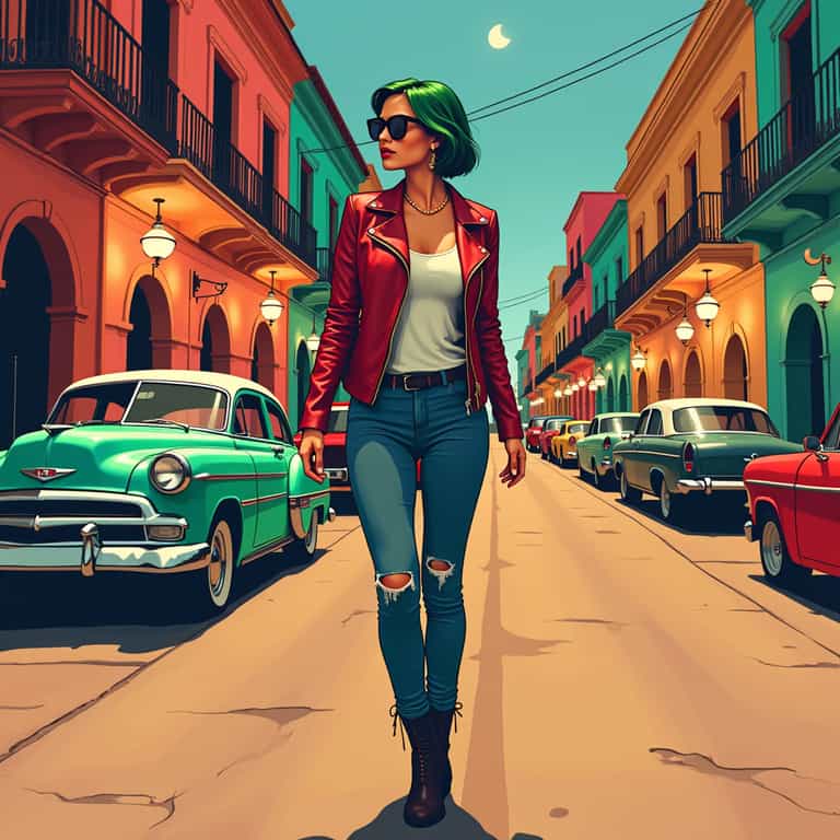 Retro Urban Stroll