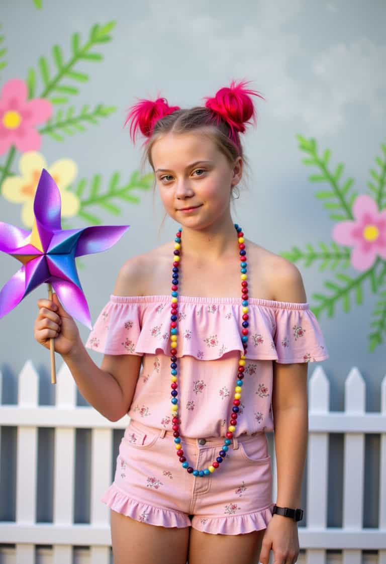 Playful Day with a Pinwheel