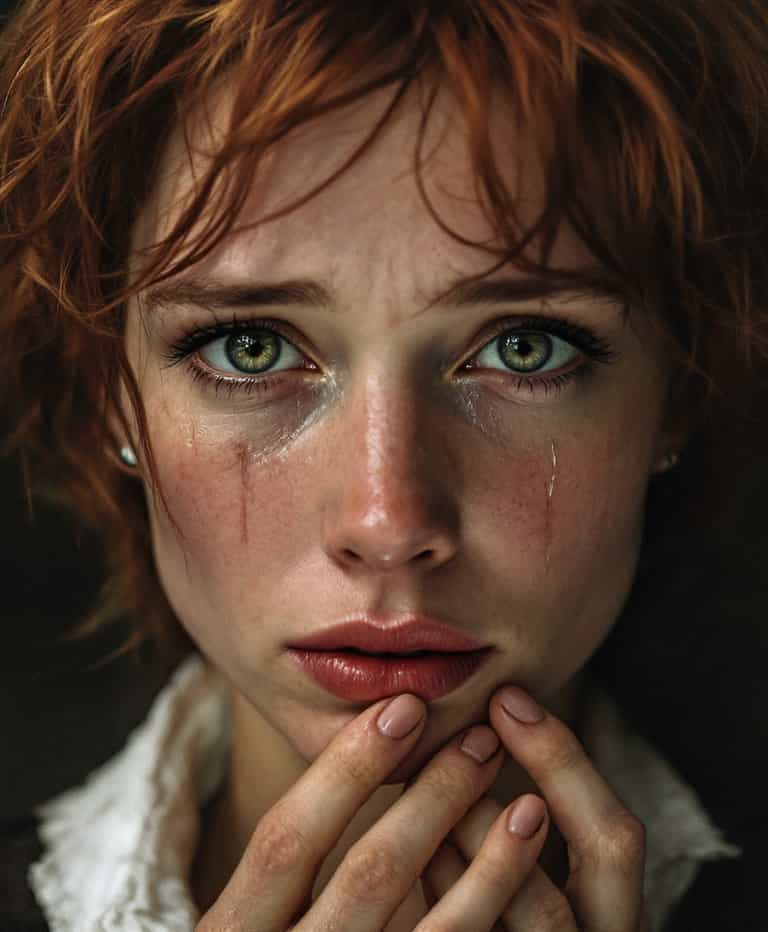 Intimate Portrait of Red Hair