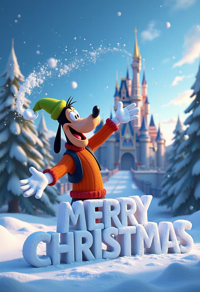 Goofy's Winter Wonderland at the Castle