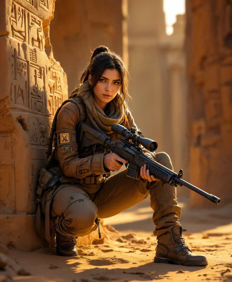 AI-generated image: masterpiece, best quality, highres, sharp image, more detail, **Full Body Detailed High Definition P