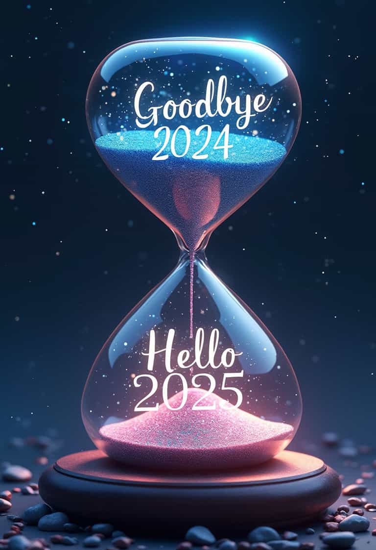 Transition of Time: Goodbye 2024, Hello 2025