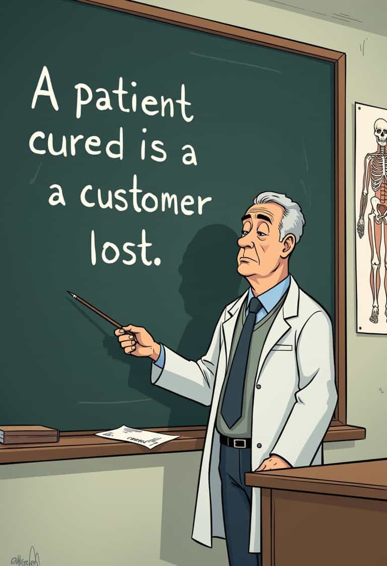 Medical Cynicism: A Patient Cured is a Customer Lost