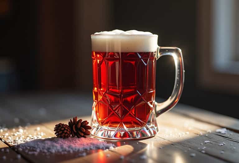 Winter Brew: A Cozy Beer Mug