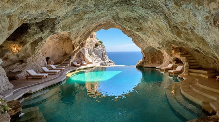 Secluded Cave Pool Oasis
