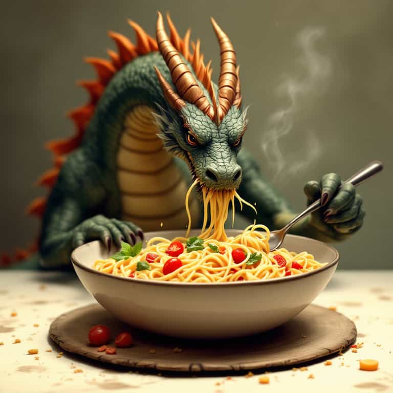 Dragon's Delight: Spaghetti Feast