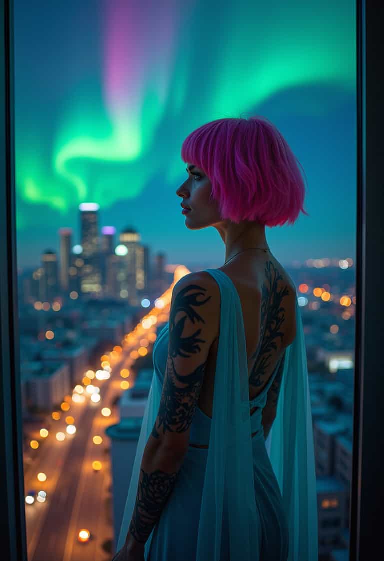Urban Aurora Gaze
