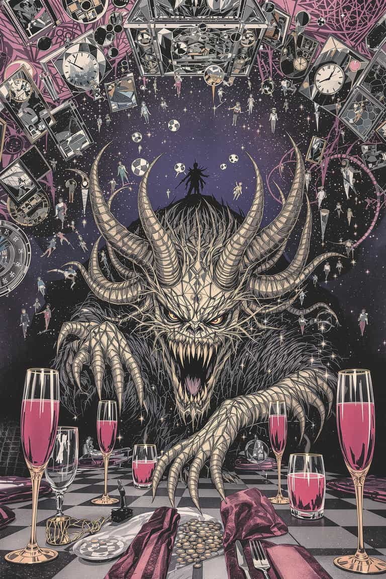 Demonic Feast in the Cosmic Chaos