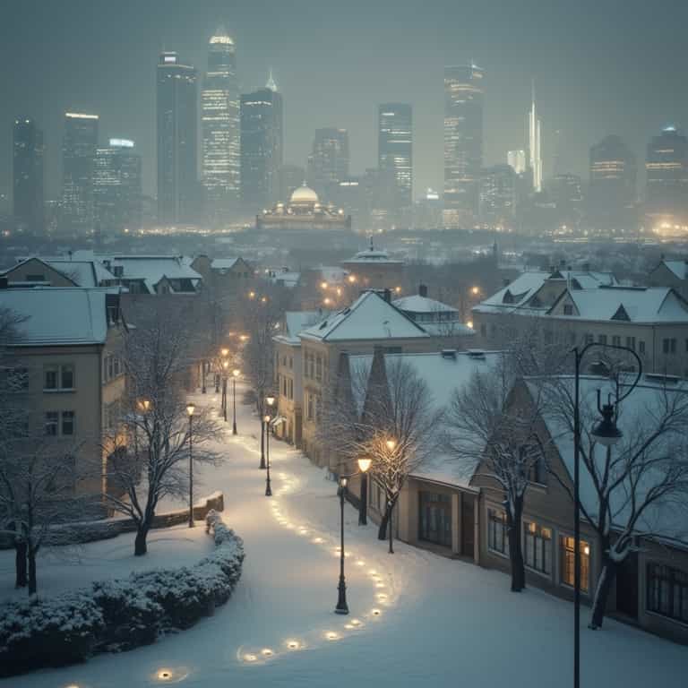Winter Night in the City