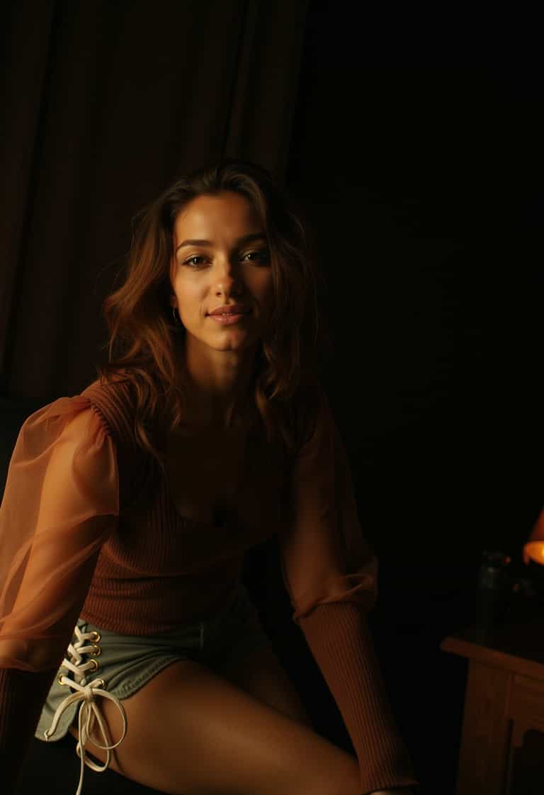 Warm Glow: A Fashion Portrait