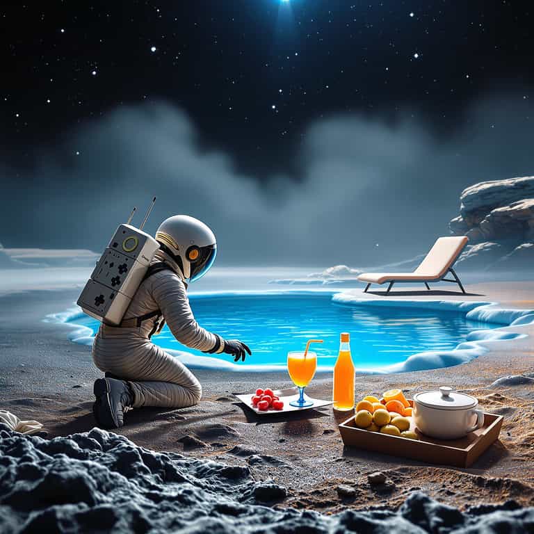 Astronaut's Alien Picnic