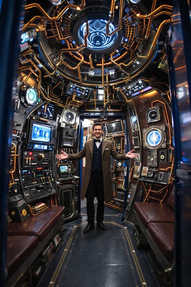 Welcome to the Future: Inside the Steampunk Control Room