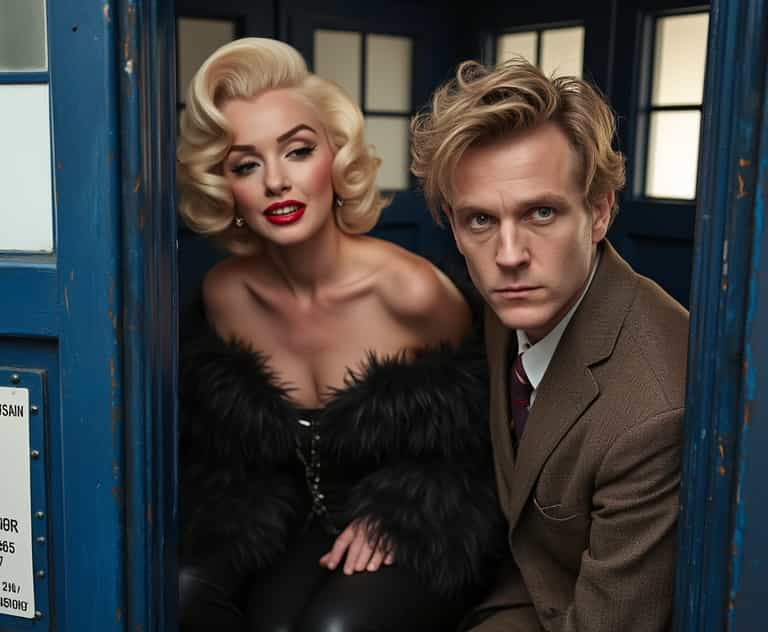 Time Travelers in Retro Glamour