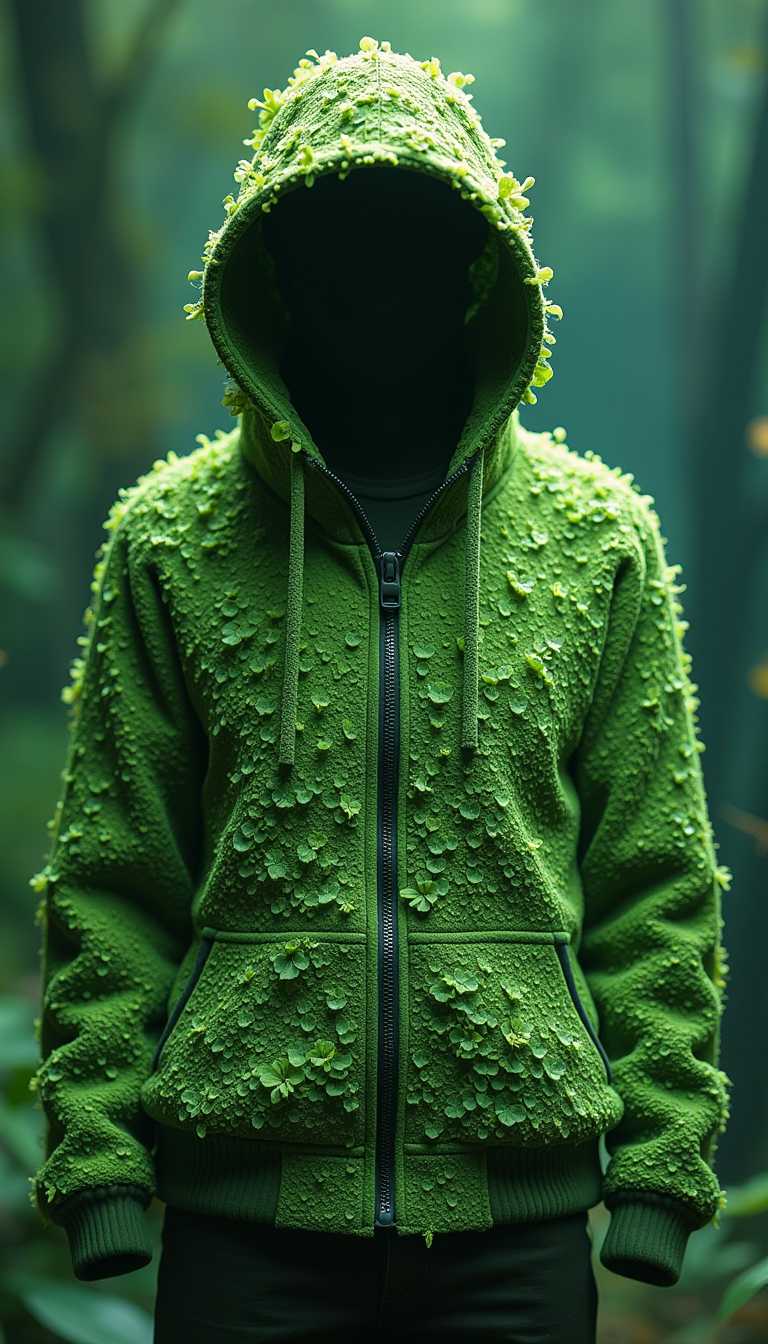 Nature's Hoodie: The Fusion of Fashion and Flora