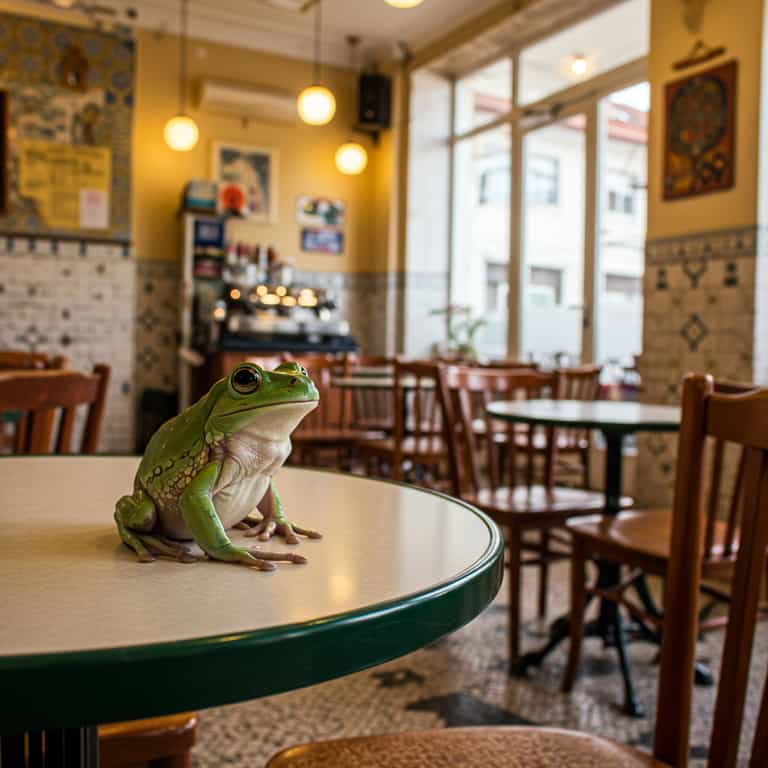 Frog in the Café