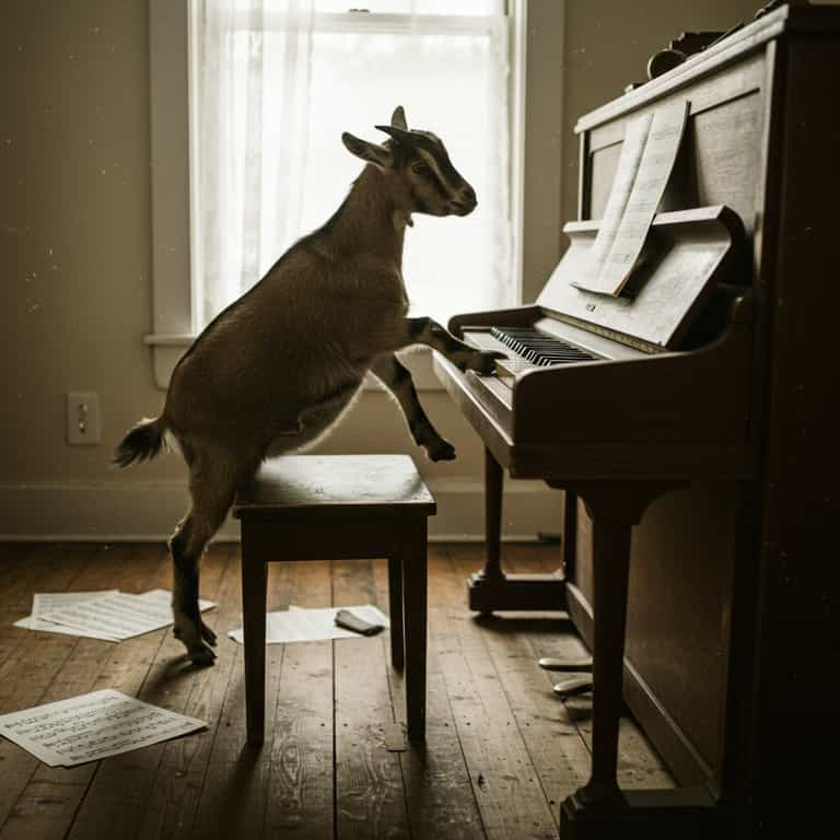The Pianist Goat