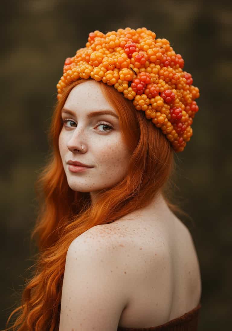 Nature's Crown: A Whimsical Portrait