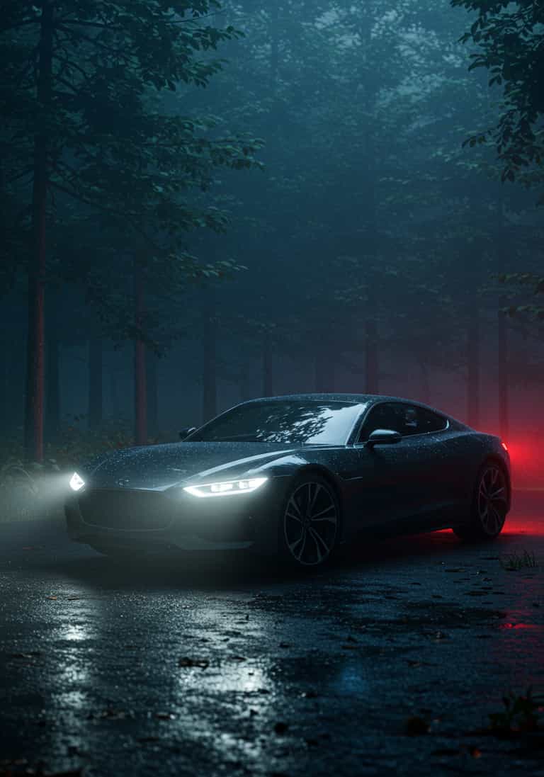 Night Drive in the Rainforest