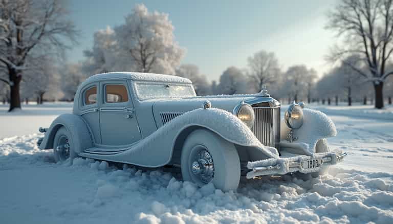 Winter's Vintage Embrace