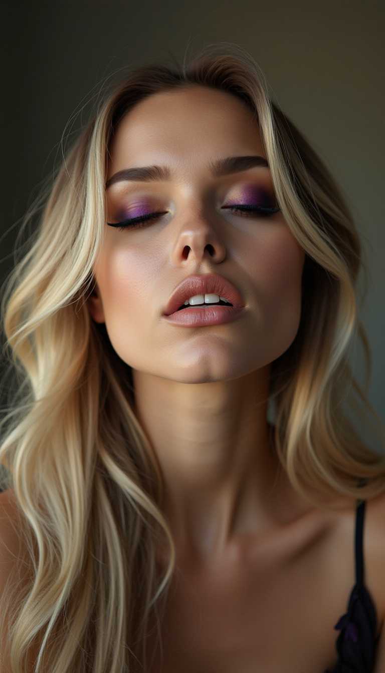 Serene Elegance in Purple