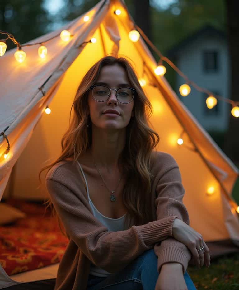 Cozy Night in the Tent