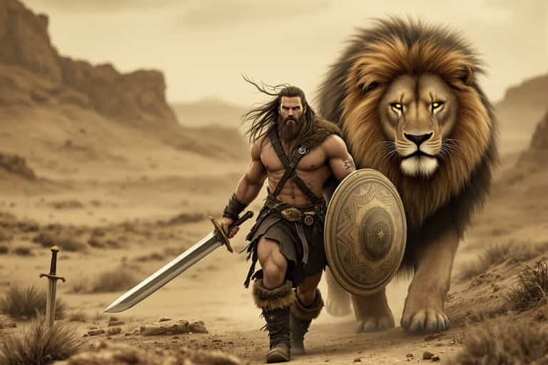 Warrior and Lion: Guardians of the Desert