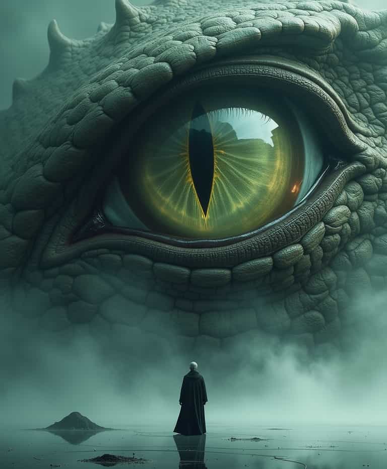 Confrontation with the Dragon's Gaze