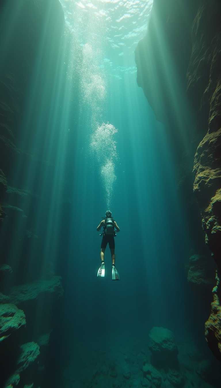 Diver in the Depths