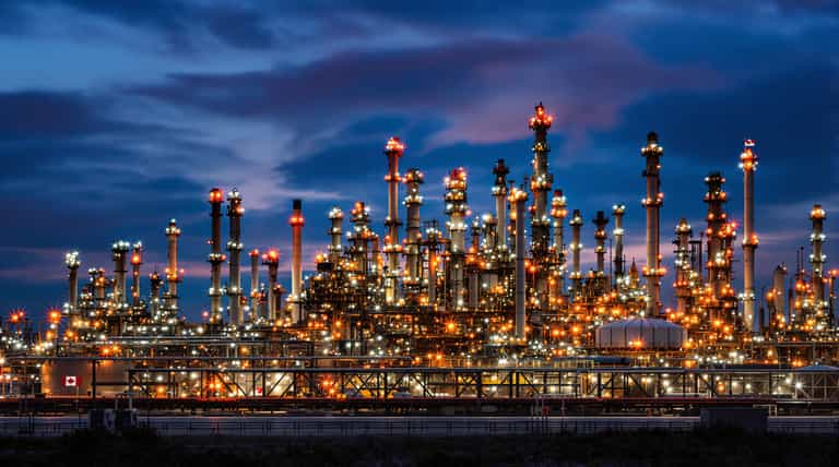 Twilight at the Refinery