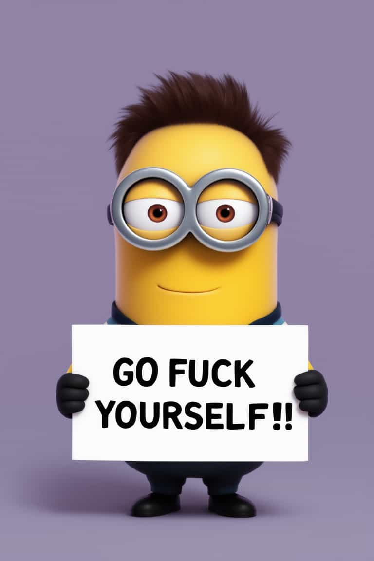 Minion's Defiant Message