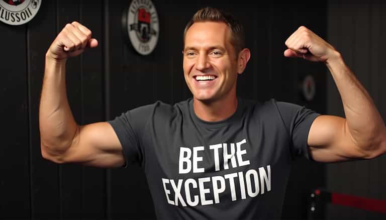 Be the Exception: A Motivational Fitness Portrait
