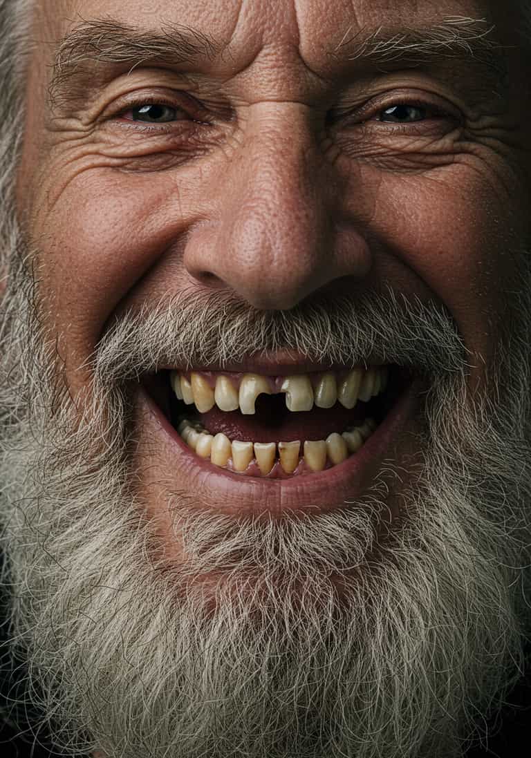 Unfiltered Joy: A Close-Up Portrait of Resilience