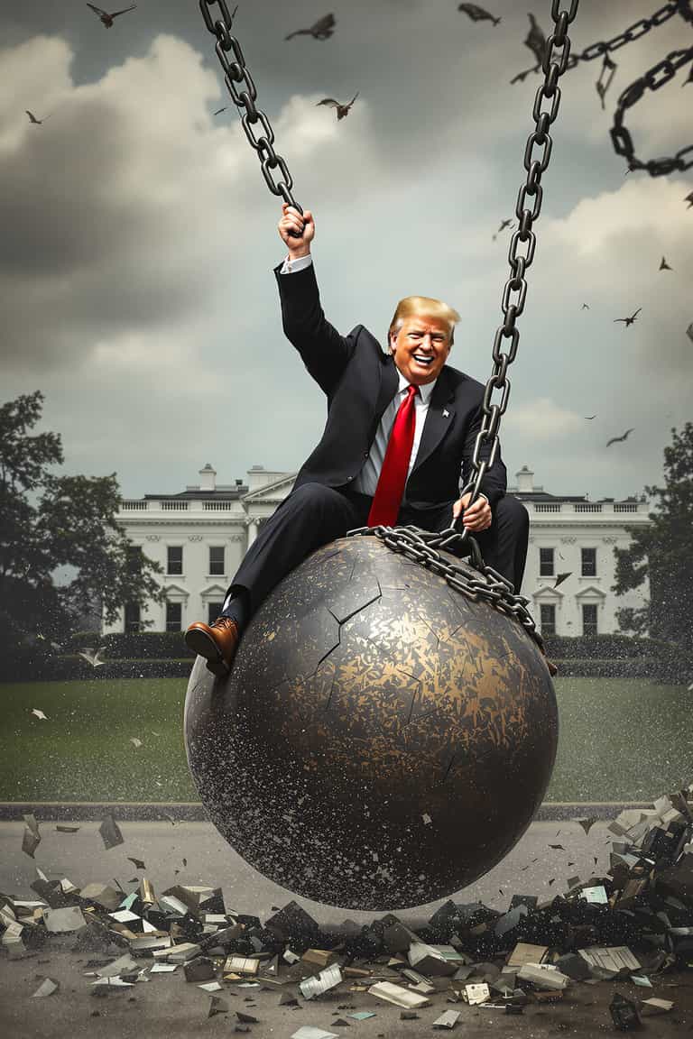 Wrecking Ball at the White House